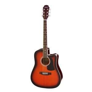 Aria AWN15CE Brown Sunburst Semi Acoustic Guitar